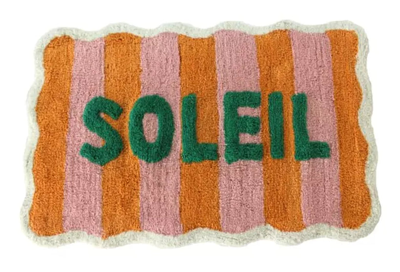 Badmat katoen - 50x80cm - soleil