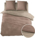 DREAMS Dekbedovertrek flanel - 240x220cm - cafe/ taupe