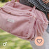 DOOMOO Verzorgingstas fluffy - corduroy pink