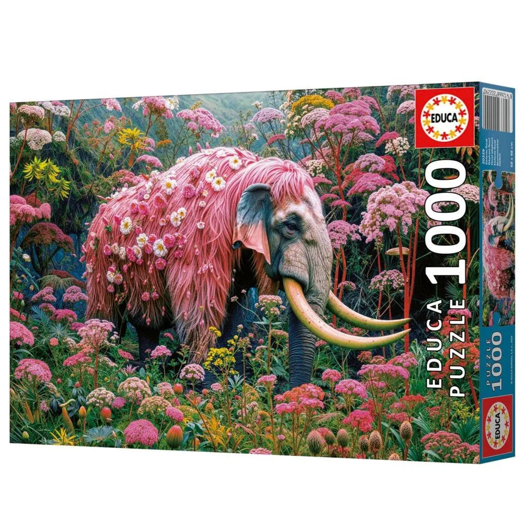 EDUCA Puzzel - Bloemenolifant 1000st.