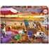 EDUCA Puzzel - Spelende honden op het strand 1000st.
