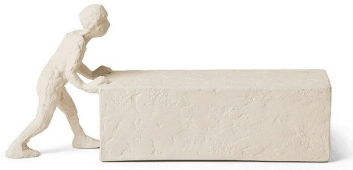 KAHLER ASTRO figuur 12cm - taurus - wit