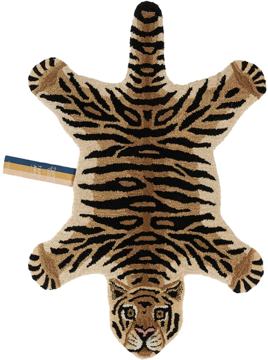 Tapijt 92x63cm - Drowsy tiger