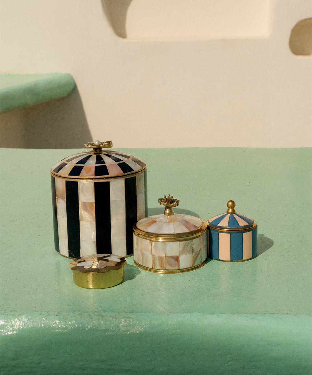 Box - M 7x7x5cm - Maisie circus pearly