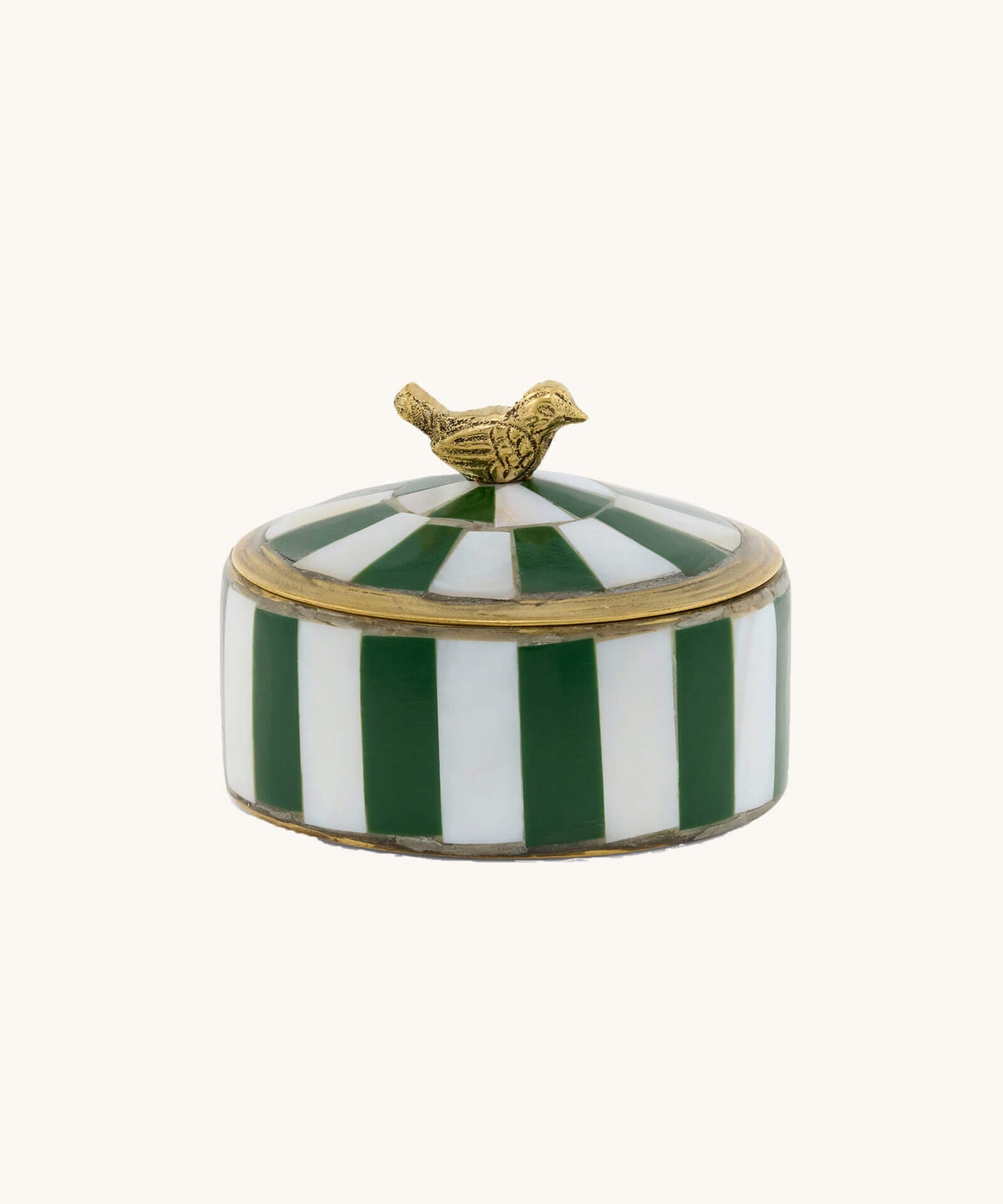 Box - M 7x7x5cm - Lola circus pine green