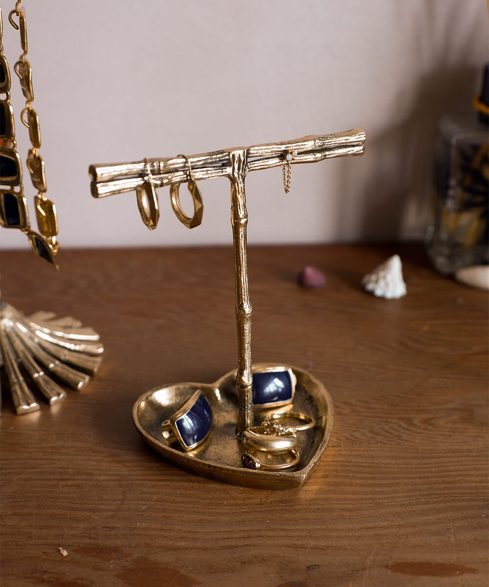 Juwelenhouder oorringen - 10x8x11cm - Lolita bamboo