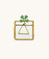 Mini kadertje - 7x5,5cm - Lucky clover