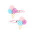 SOUZA Icecream haarclips - purple