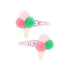 SOUZA Icecream haarclips - mint