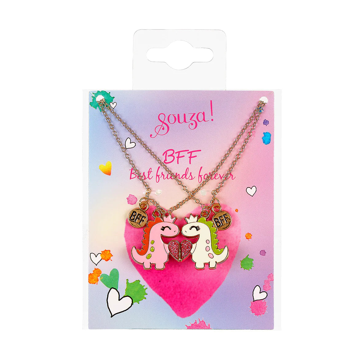 SOUZA BFF geschenkset 2 kettingen - unicorn