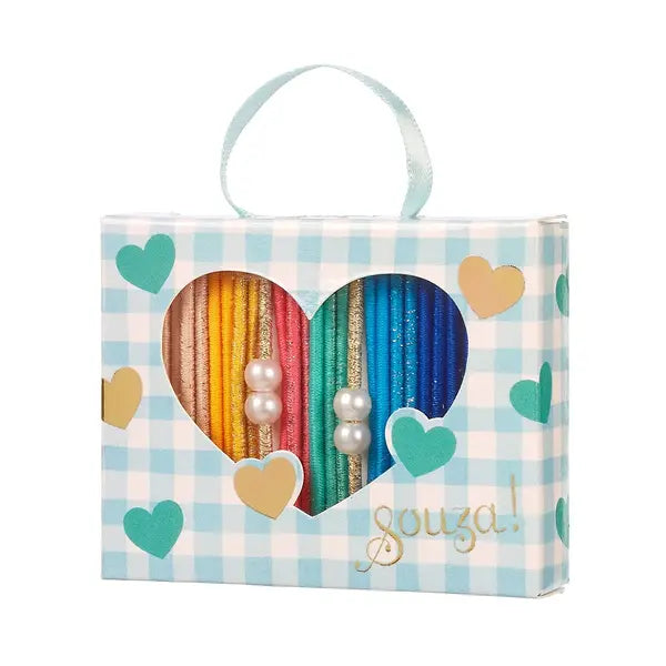 SOUZA Lente haarelastiekjes - green