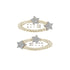 SOUZA Zinzi haarclips - star silver