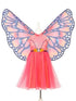 SOUZA Papillon verkleedset kleedje en vleugels - 110/122 (5/7jaar)