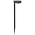 PHILIPS Vynce Sokkellamp solar - zwart - vierkant - 1.5W - 2700K