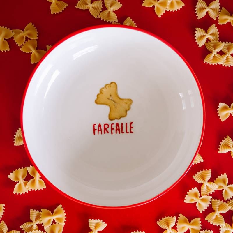 QUE RICO Atelier Pistache - pasta bowl 21cm - ass.