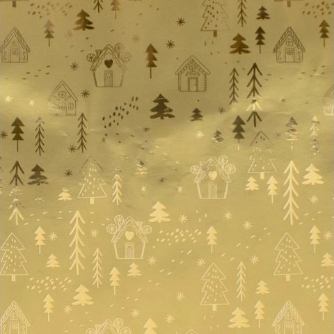 Kerstpapier Elegant X-Mas 150x70cm