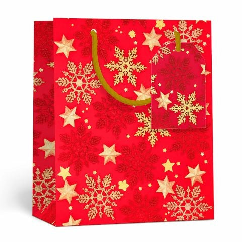 Giftbag Red X-Mas L