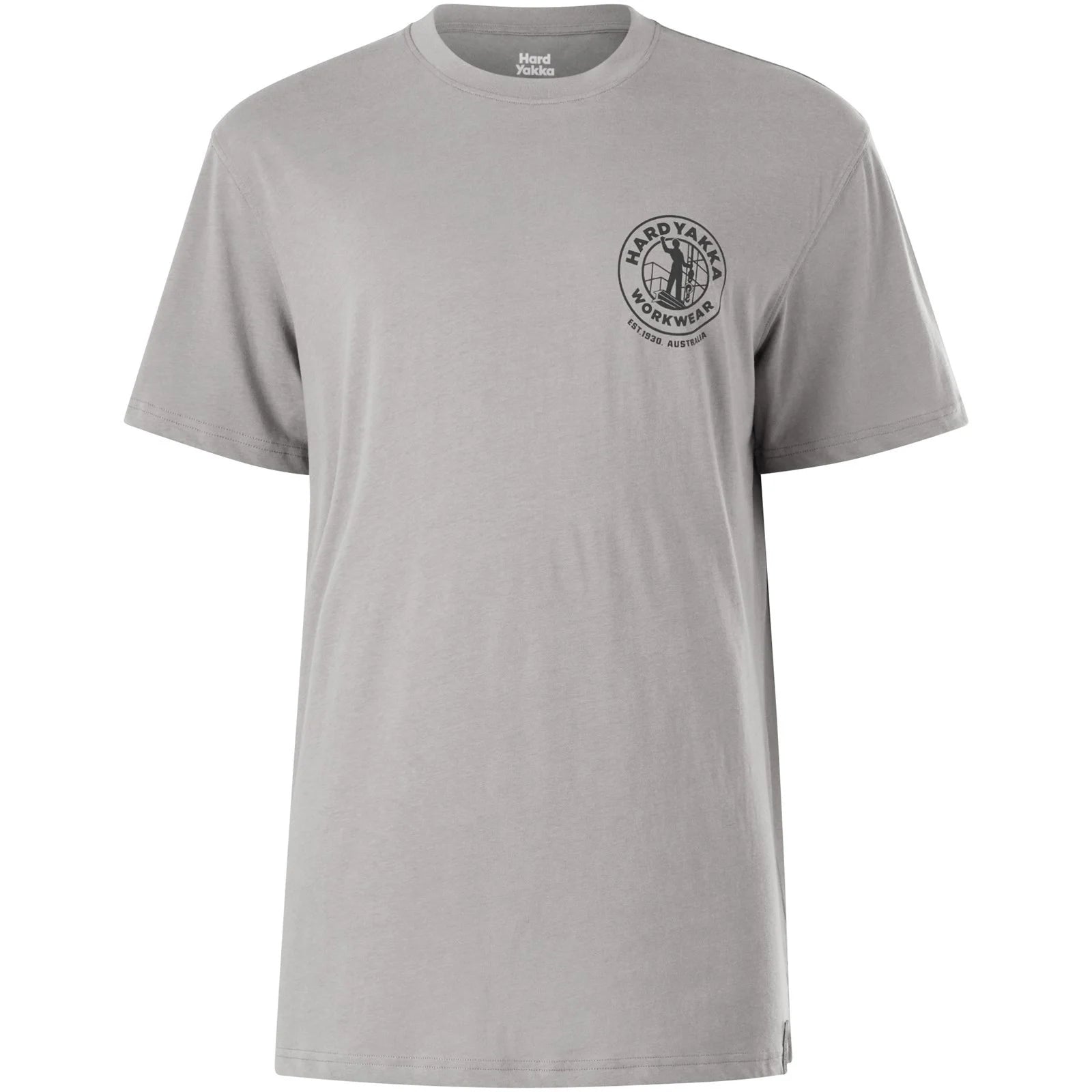 HARD YAKKA Heritage icon Tshirt - XL - Grijs