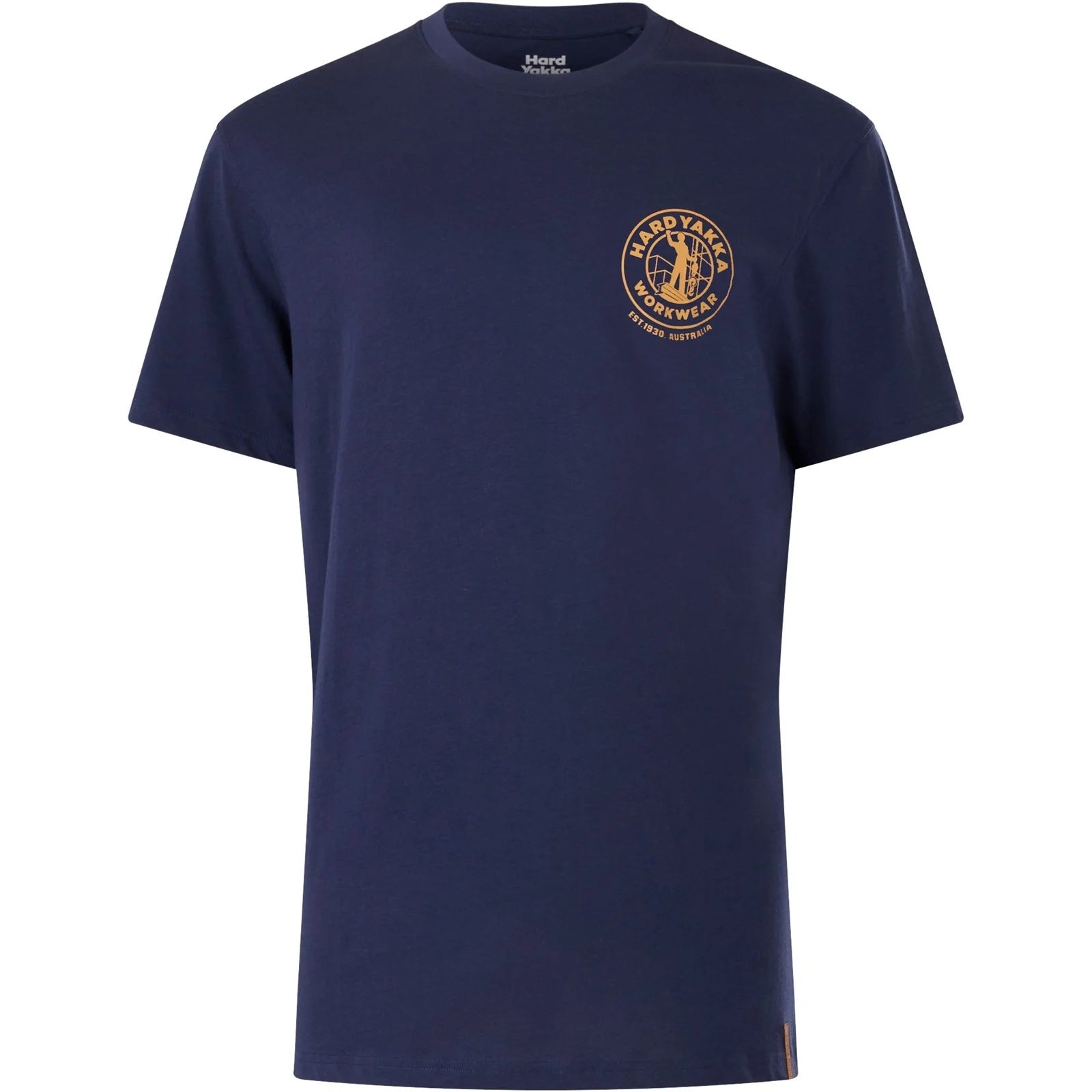 HARD YAKKA Heritage icon Tshirt - M - Navy