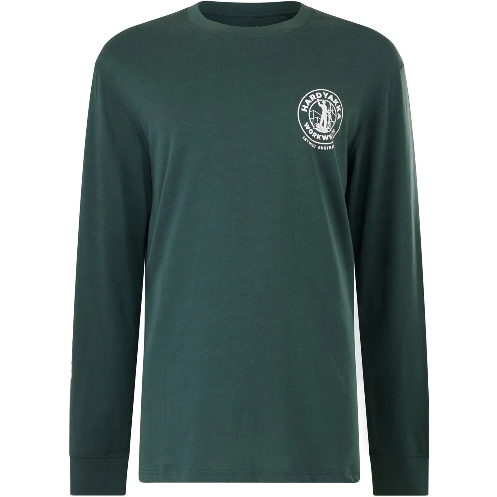 HARD YAKKA Heritage icon Tshirt m/lange mouwen - XXL - Gardeners green