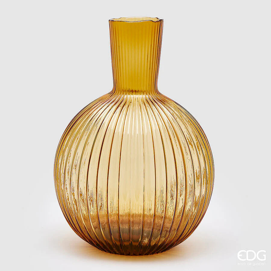 EDG Vaas fles - 48x34cm - amber