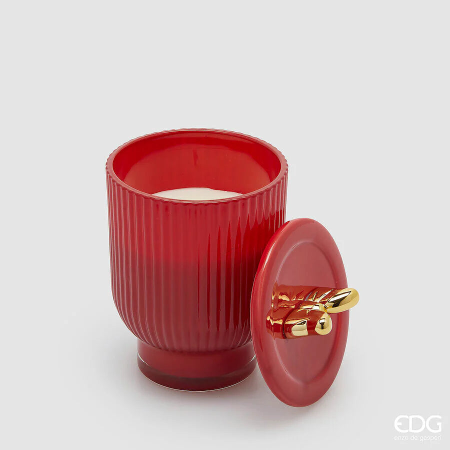 EDG Fiocco geurkaars - 15x10cm - berry fruit