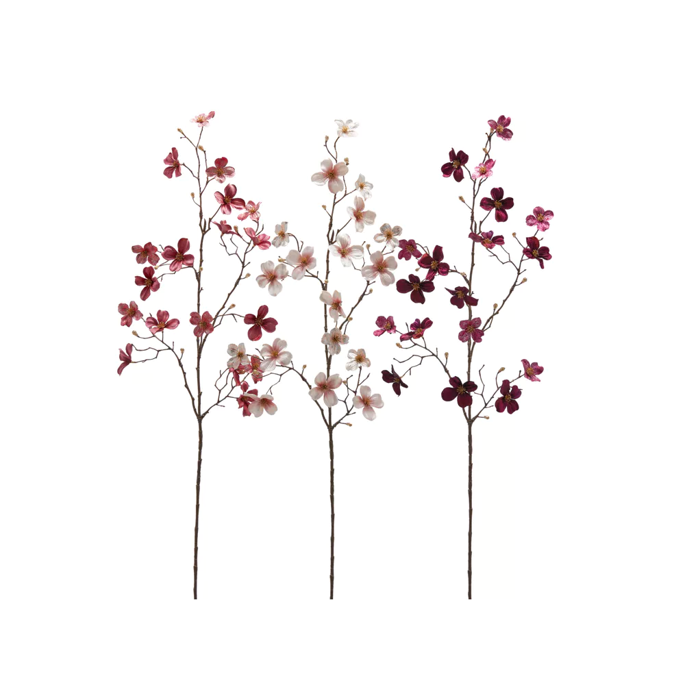 EDG Cornus velluto tak 90cm - pink mix  (prijs per stuk)