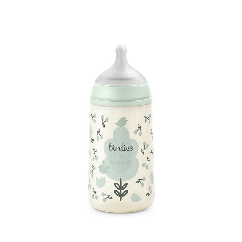SUAVINEX Birdies Pro M Babyfles 270ml - groen