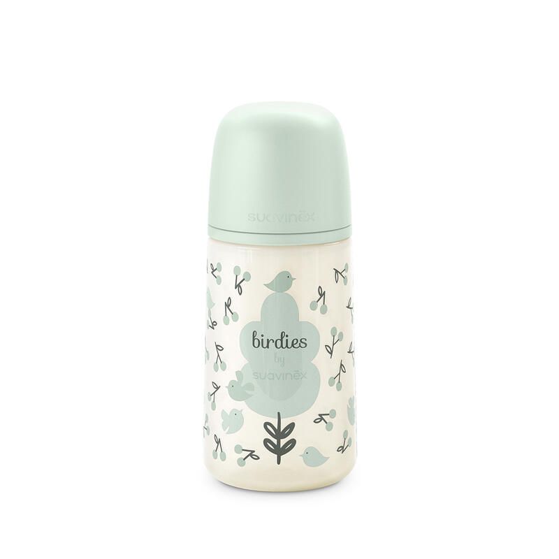 SUAVINEX Birdies Pro M Babyfles 270ml - groen