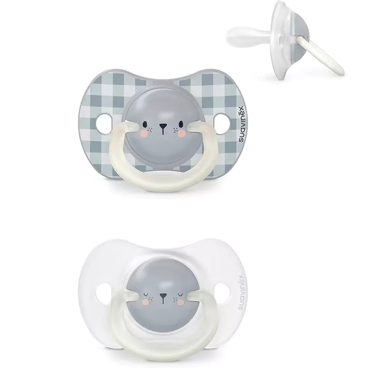 SUAVINEX Night&Day Fopspeen 2st. - blauw - 0/6m