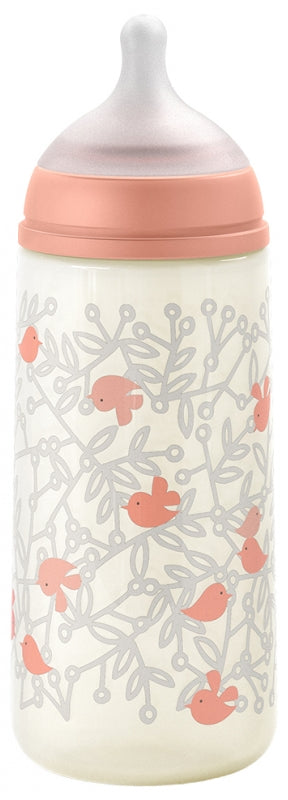 SUAVINEX Birdies Pro L Babyfles 360ml - roze