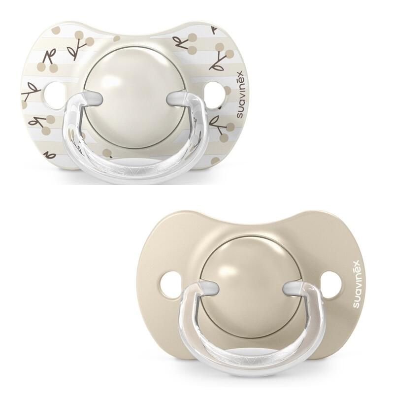 SUAVINEX Birdies fopspeen 2st. - beige - 0/6m