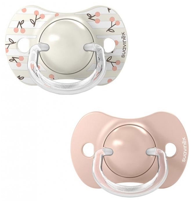 SUAVINEX Birdies fopspeen 2st. - roze - 0/6m