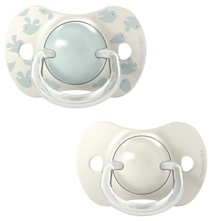 SUAVINEX Birdies fopspeen 2st. - groen - 6/18m