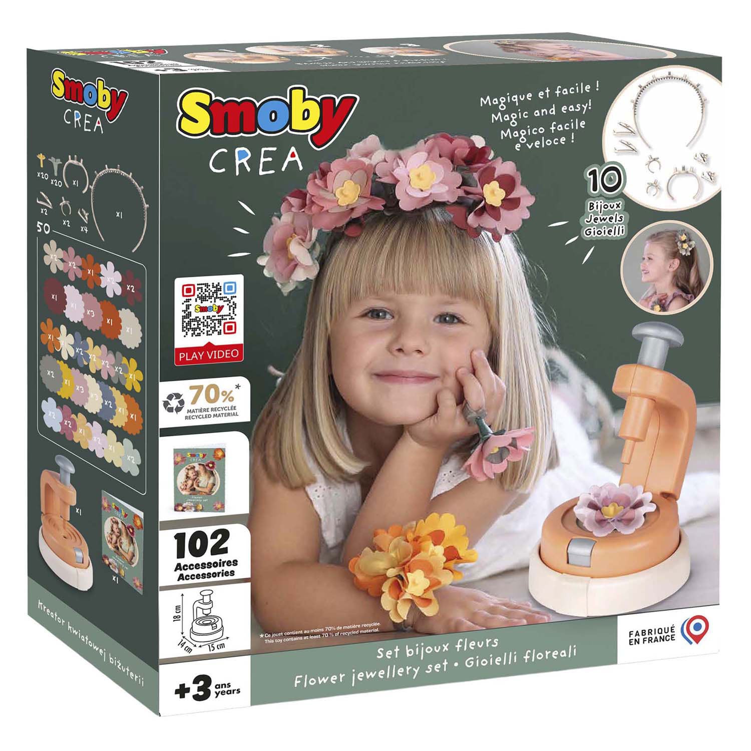 SMOBY Bloemensieraden - knutselset