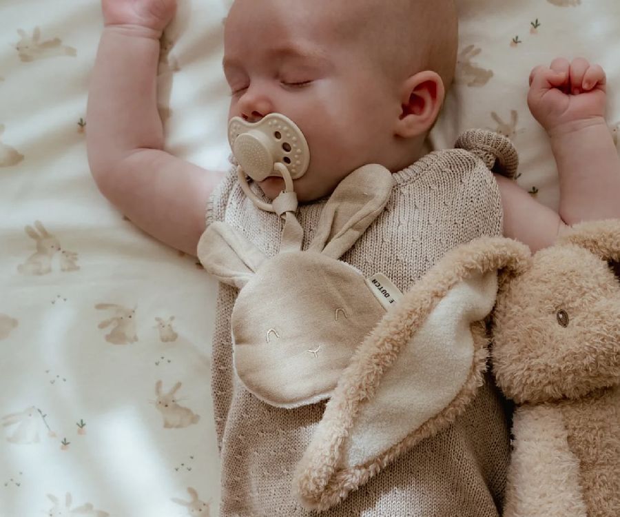 LITTLE DUTCH Speendoekje - Baby Bunny - beige