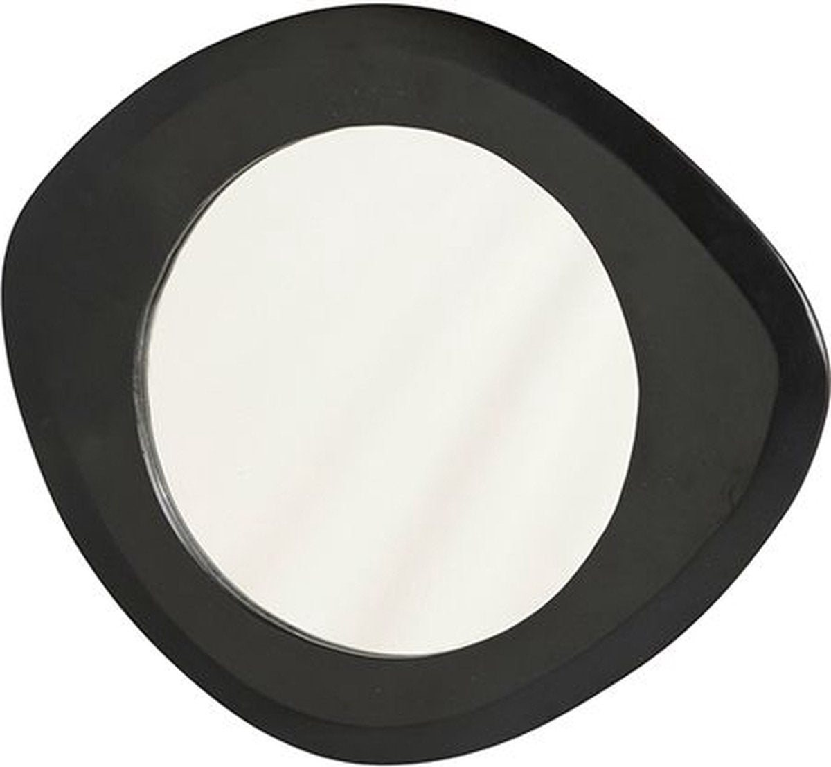 Flare spiegel - 50x44cm - zwart