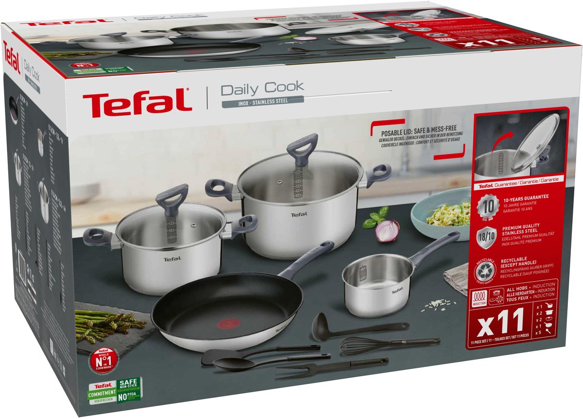 TEFAL Daily Cook kookset 11dlg