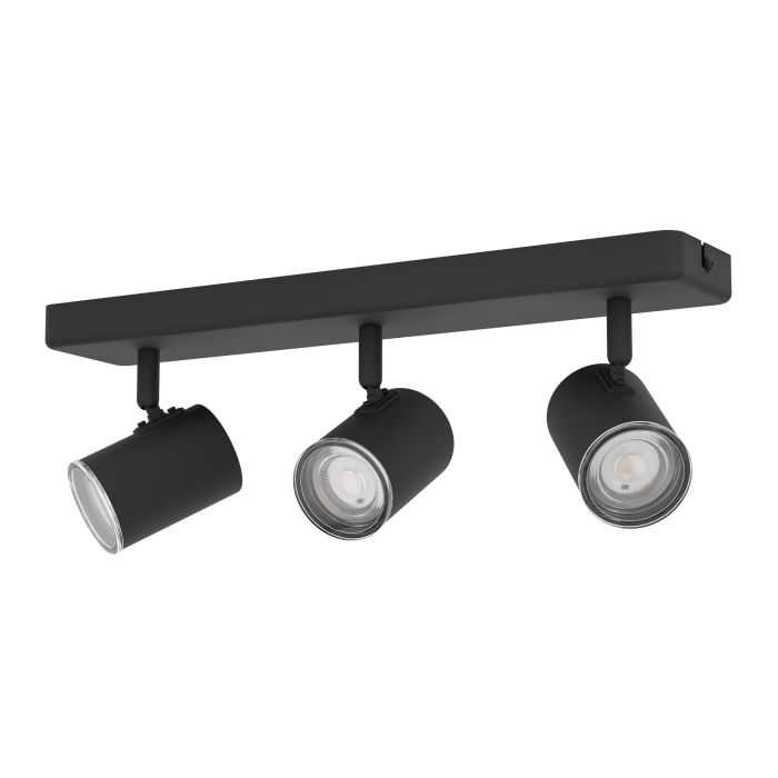 Eglo CONSUMA 1 balkspot - 3x GU10 - Zwart