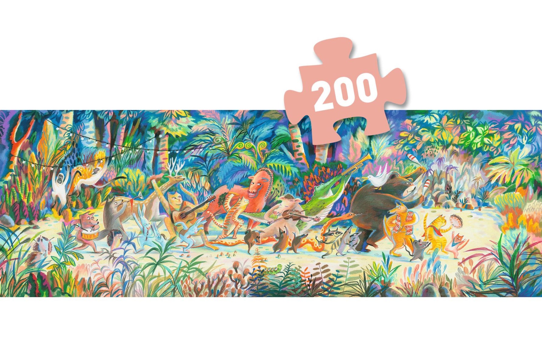 DJECO Galerij puzzel - Bosmuzikanten