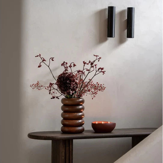 MON DADA Doteki kaars indoor S - burgundy - down to earth