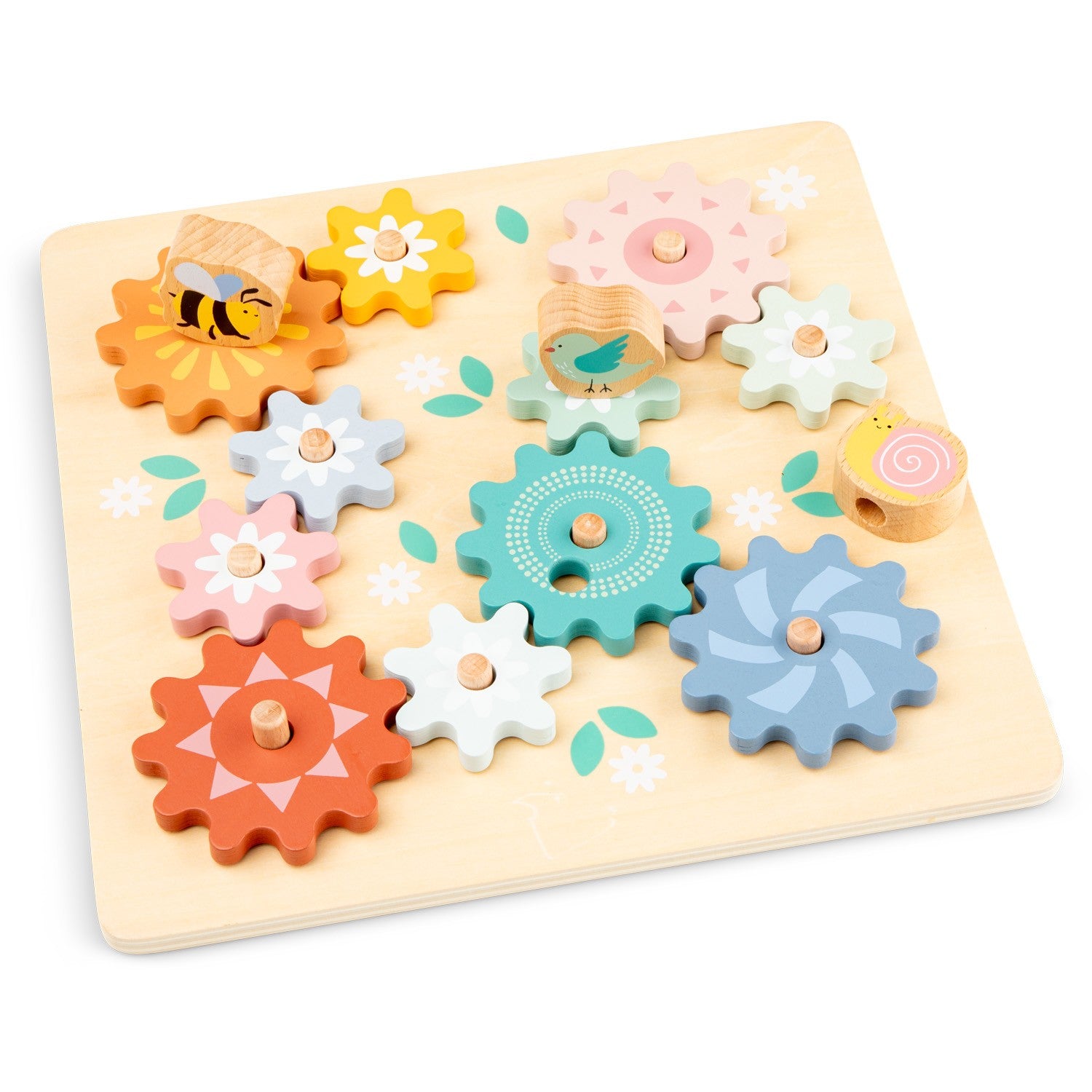 WOET Spinning gear puzzle - garden