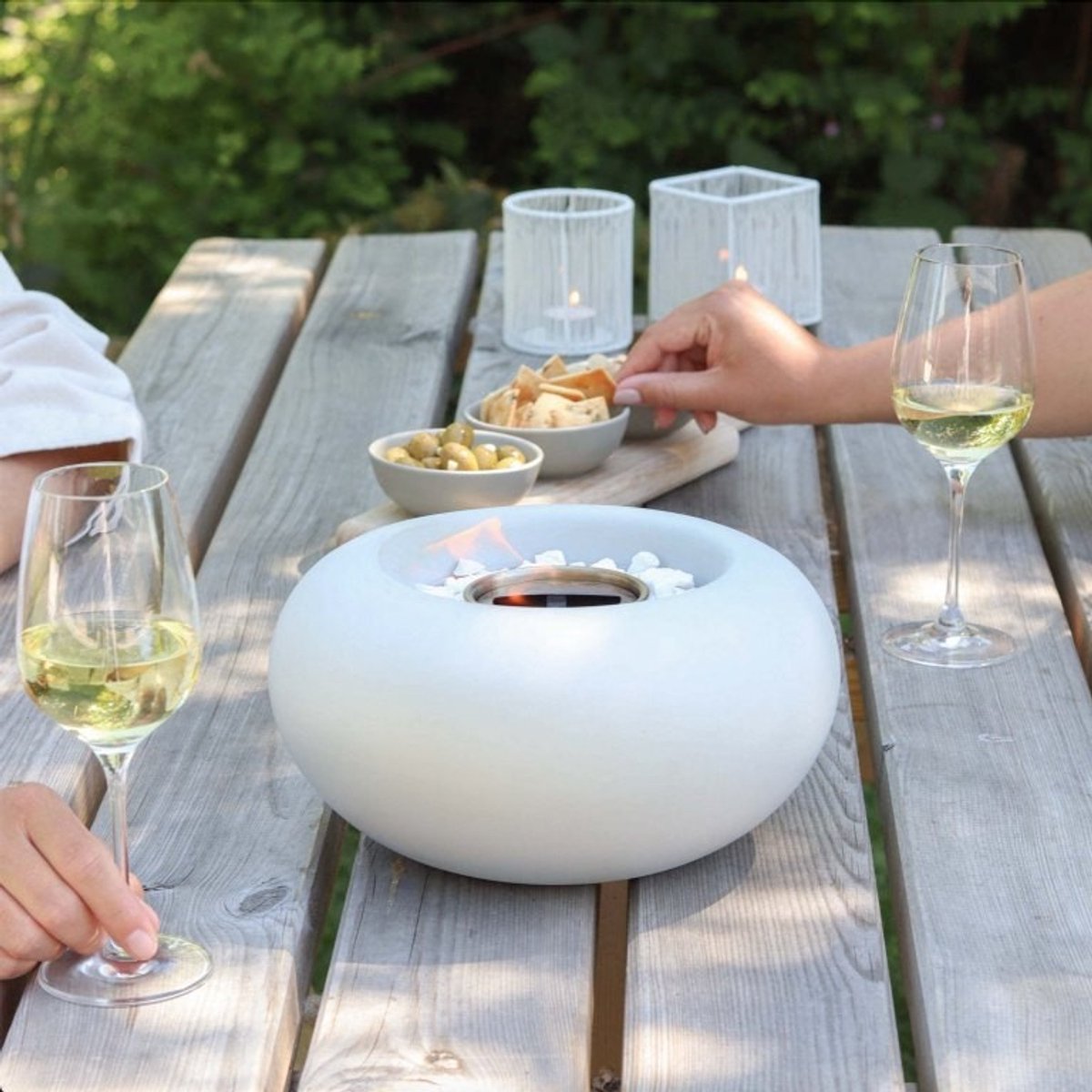 LEEFF Fire bowl bio-ethanol tafelhaard