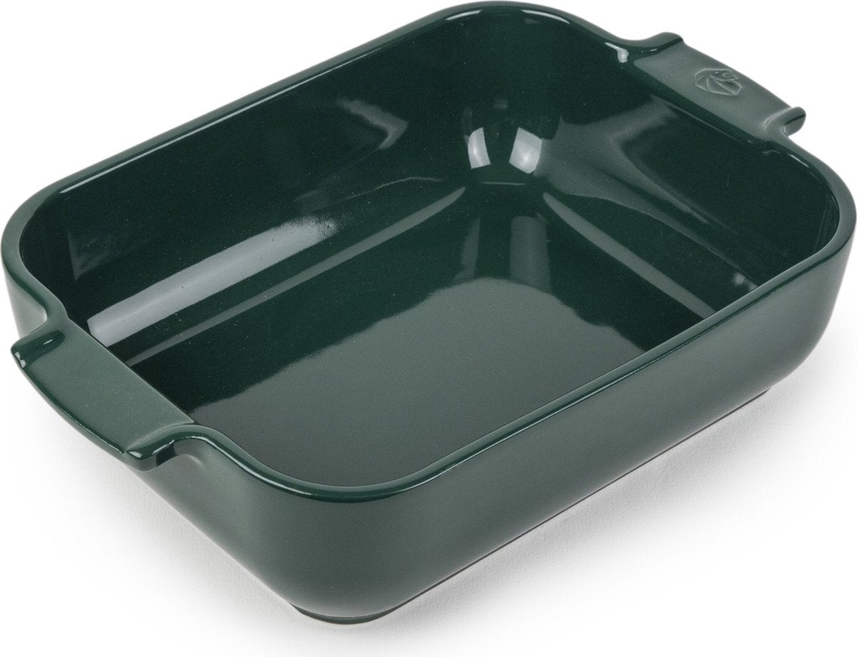 PEUGEOT rechthoekige ovenschaal 25cm - bosgroen