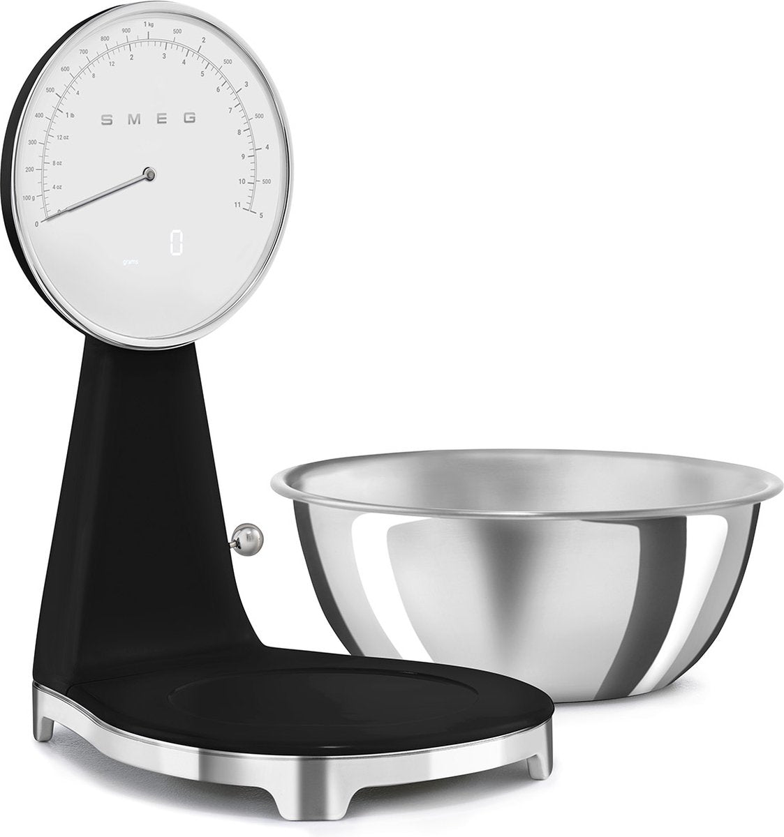 SMEG Digitale en analoge keuken weegschaal - zwart