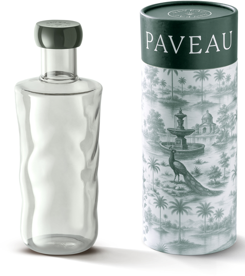 PAVEAU Swirl bottle medium 0,75L - mist