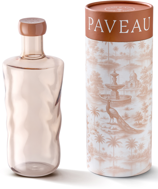 PAVEAU Swirl bottle large 1,25L - glow