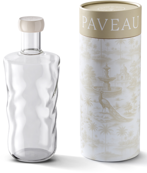 PAVEAU Swirl bottle large 1,25L - wave