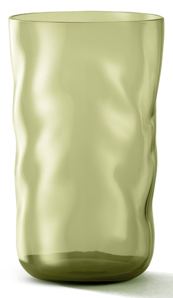 PAVEAU Swirl long drink glasses 2st.- moss