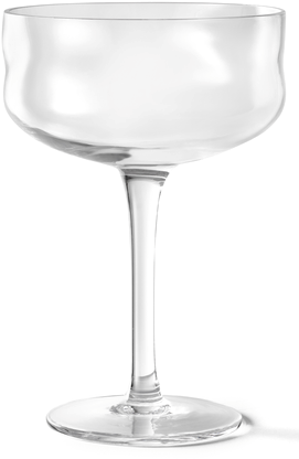 PAVEAU Swirl coupe glasses 2st.- wave